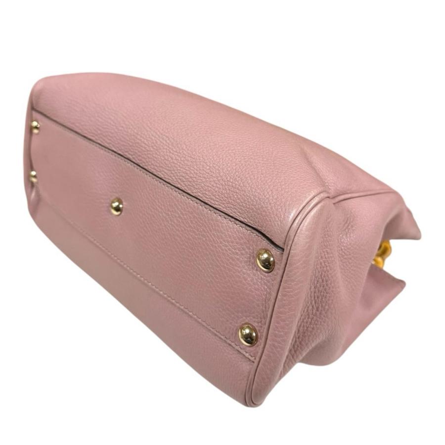 グッチ バンブー ショルダーバッグ レザー 336032 ピンク レディース GUCCI  中古 GUCCI（グッチ） バンブー ショルダーバッグ レザー 336032 ピンク