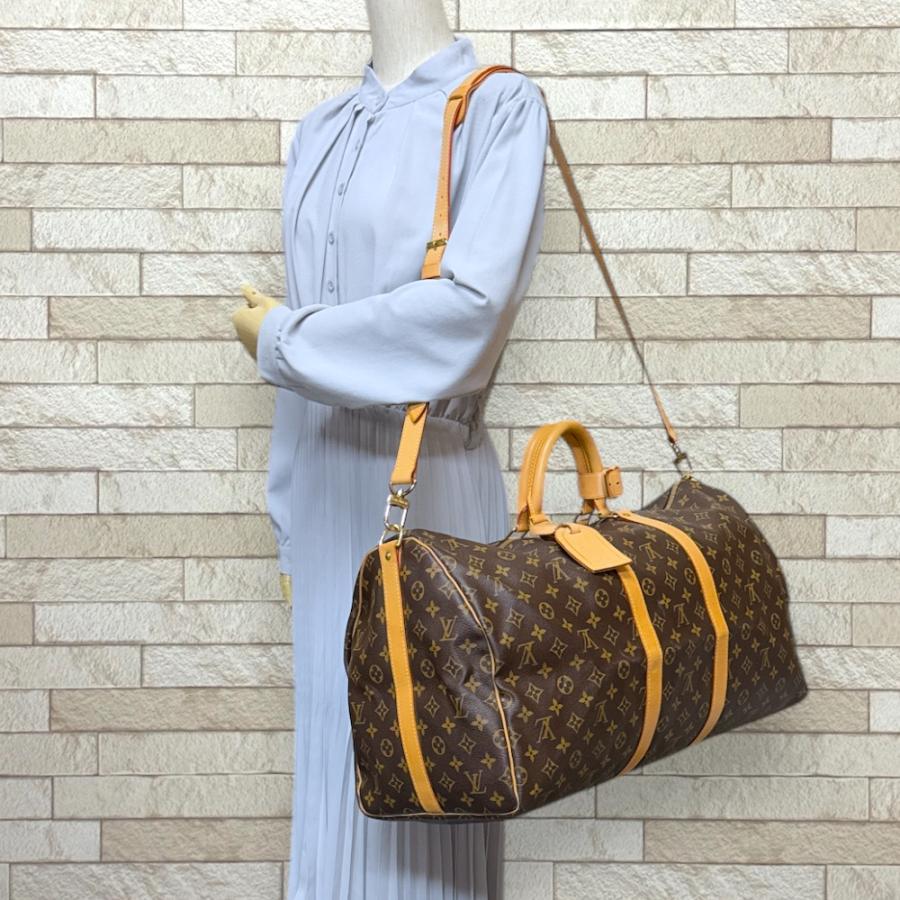 美品　LOUIS VUITTON キーポル　ボストンバッグ ルイヴィトン モノグラム ボストンバッグ キーポル55 LV ハンドバッグ