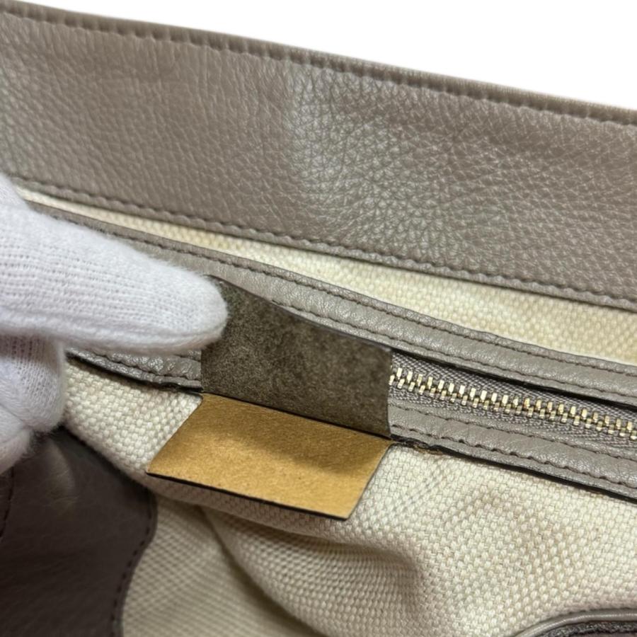 GUCCI グッチ ソーホー トートバッグ レザー 282309 グレー レディース 中古 : R&KリサイクルキングYahoo!店 - 通販 ...