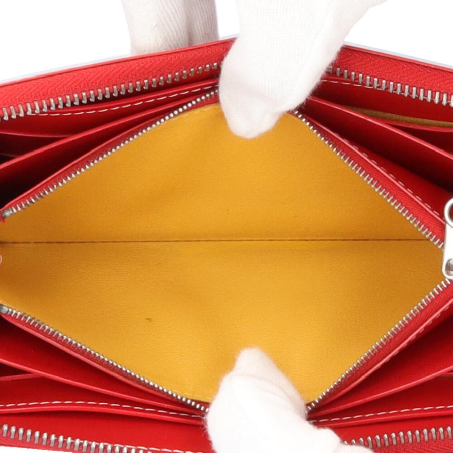 ゴヤール ヘリボーン マティニョン ジップGM 長財布 PVCコーティングキャンバス APMZIP-GM-02 レディース GOYARD  中古 R&Kリサイクルキング GOYARD（ゴヤール） ヘリボーン マティニョン ジップGM 長財布 PVC