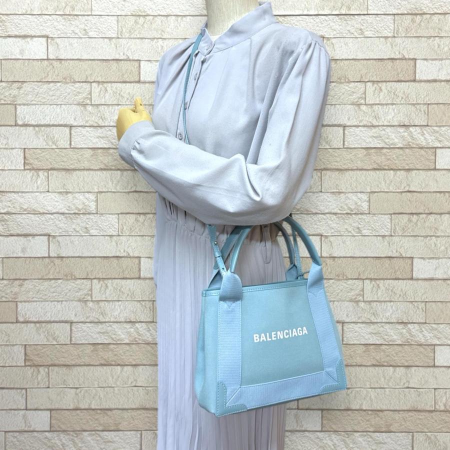 BALENCIAGA（バレンシアガ） XS ネイビーカバ ショルダーバッグ