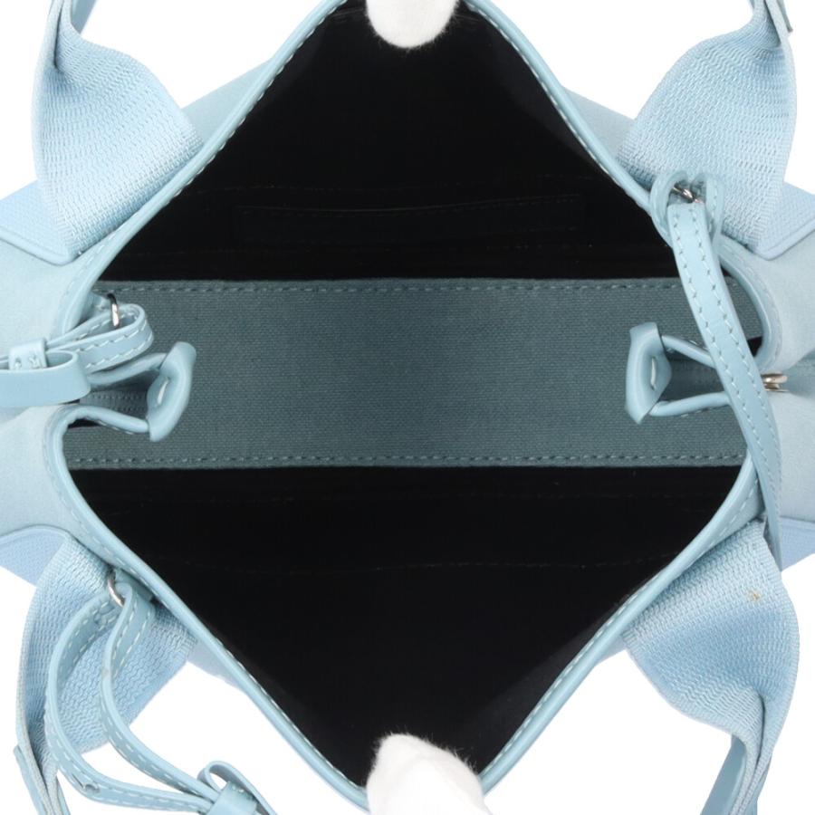 BALENCIAGA ネイビー キャンバス ショルダーバッグ 本体とポーチ付き BALENCIAGA（バレンシアガ） XS ネイビーカバ ショルダーバッグ