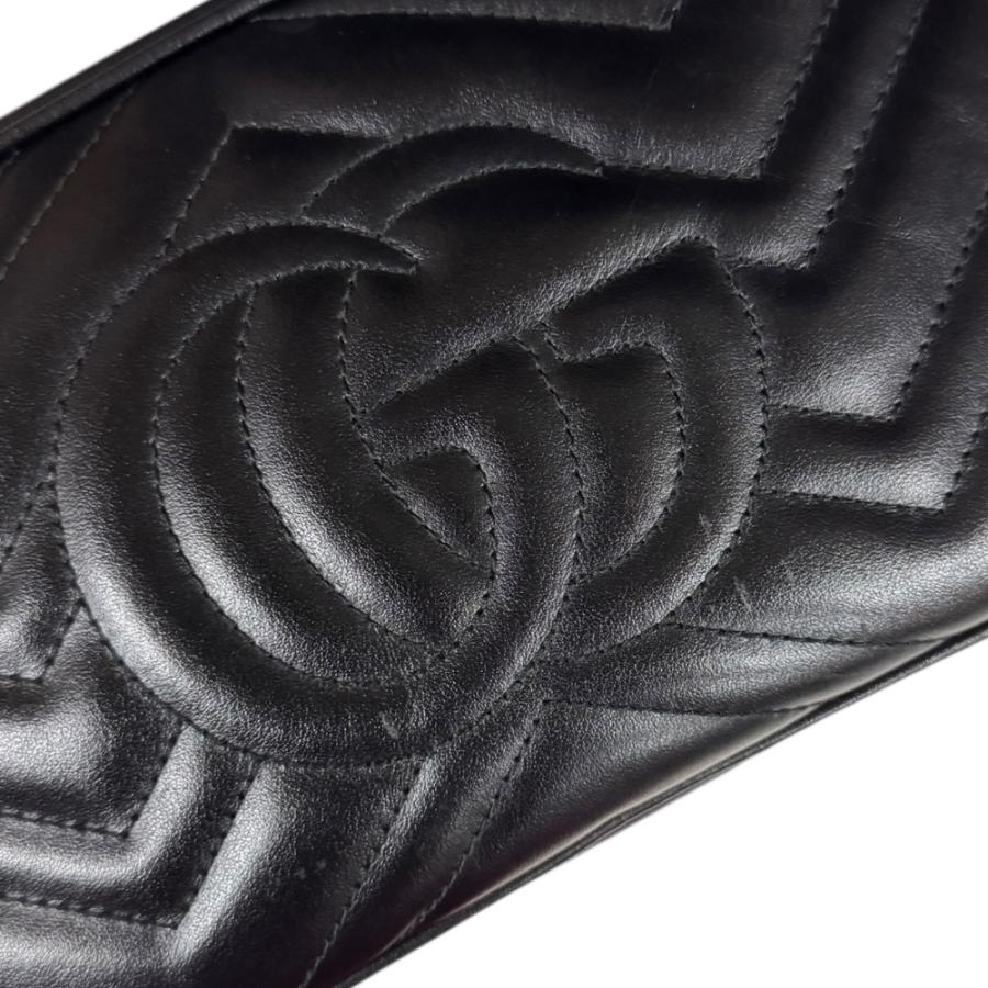 GUCCI（グッチ） キルティングスモールショルダー GGマーモント
