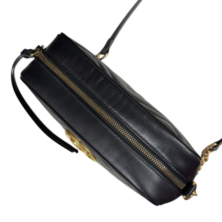 値下げ！グッチ GGマーモント レザー チェーンショルダーバッグ 447632 GUCCI（グッチ） キルティングスモールショルダー GGマーモント