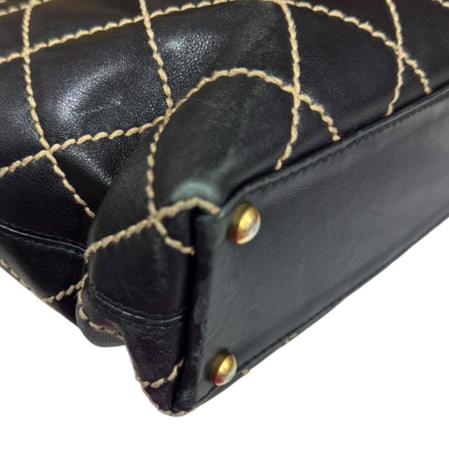 CHANEL（シャネル） ワイルドステッチ ハンドバッグ レザー レディース