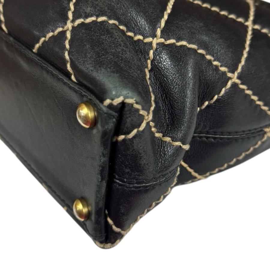CHANEL（シャネル） ワイルドステッチ ハンドバッグ レザー レディース