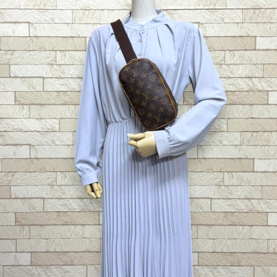 店舗購入　美品　ルイヴィトン　ポシェットガンジュ　モノグラム　ボディバッグ LOUIS VUITTON（ルイ・ヴィトン） ポシェットガンジュ モノグラム