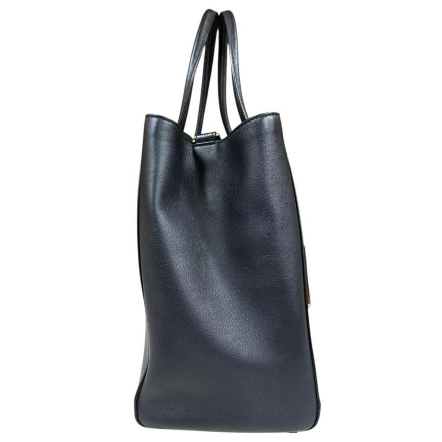 フェンディ トゥージュール レザー トート ショルダーバッグ ビジネスバッグ 黒 FENDI（フェンディ） トゥージュール ショルダーバッグ レザー 8BH250