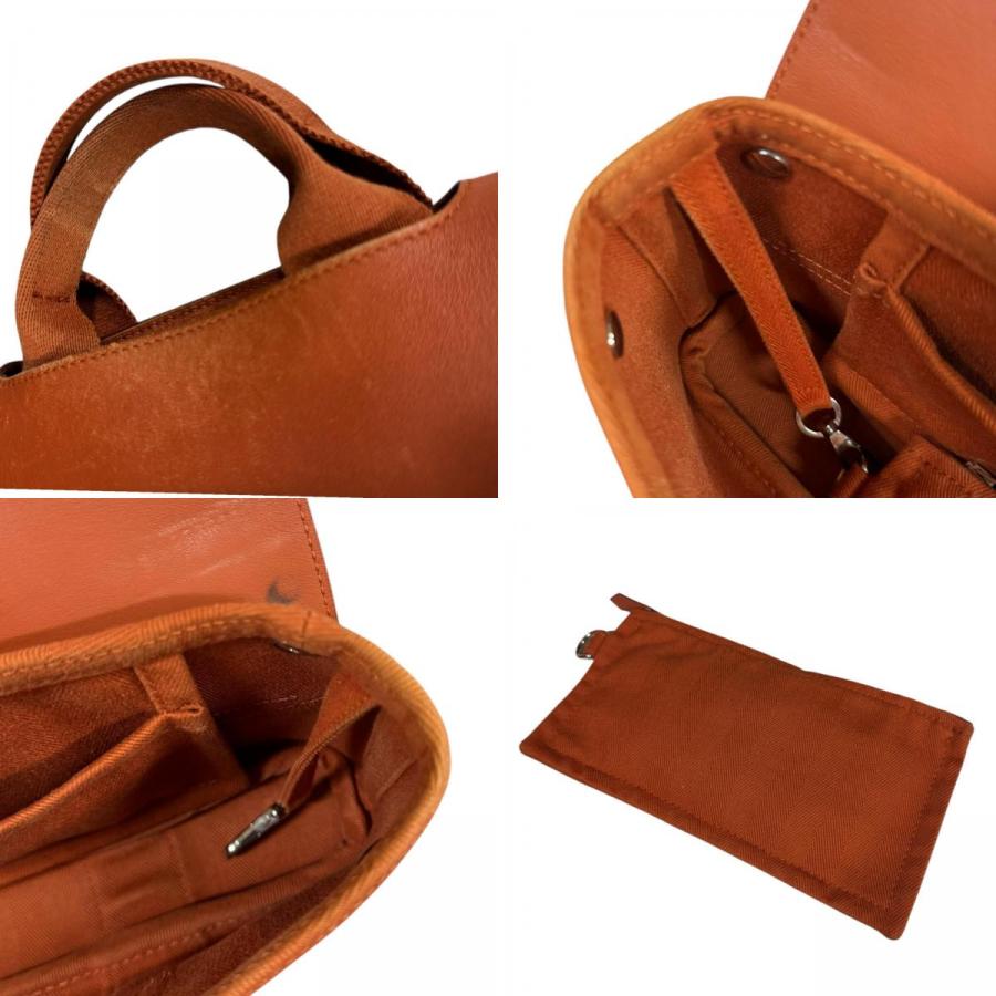 HERMES（エルメス） ヴァルパライソロングPM ハンドバッグ トワル