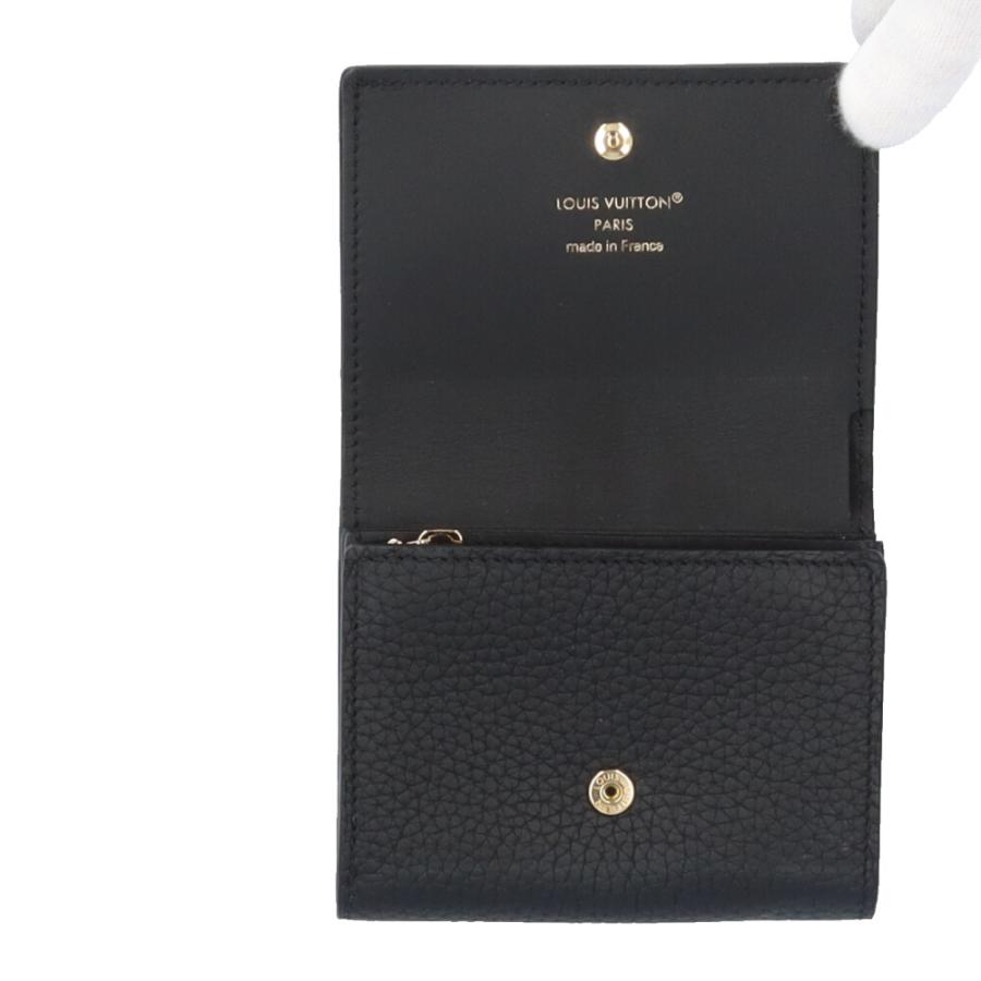 LOUIS VUITTON ルイ・ヴィトン/ポルトフォイユ・カプシーヌ タイニー/ノワール/M12149/RFI****/ABランク/77【中古】 LOUIS VUITTON - LOUIS VUITTON ルイ・ヴィトン/ポルトフォイユ