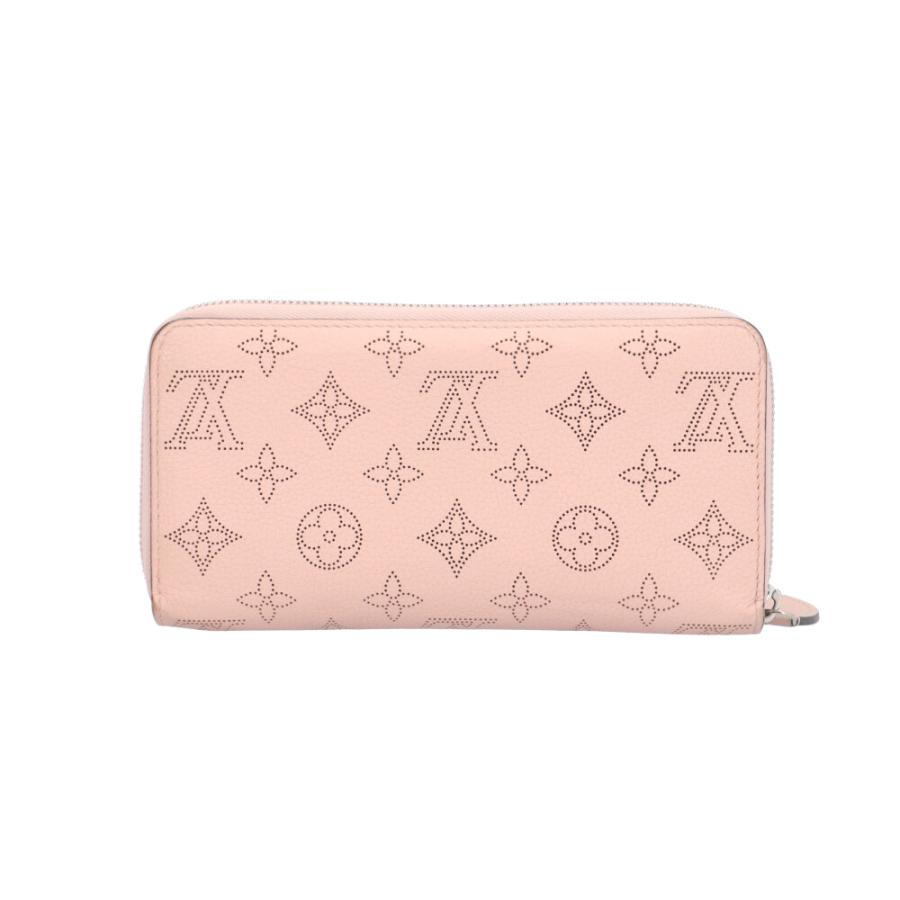 Louis Vuitton 長財布 ジッピーウォレット マヒナ ピンク LOUIS VUITTON（ルイ・ヴィトン） ジッピーウォレット マヒナ 長財布