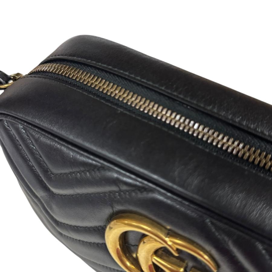 GUCCI（グッチ） GGマーモント ショルダーバッグ レザー 447632