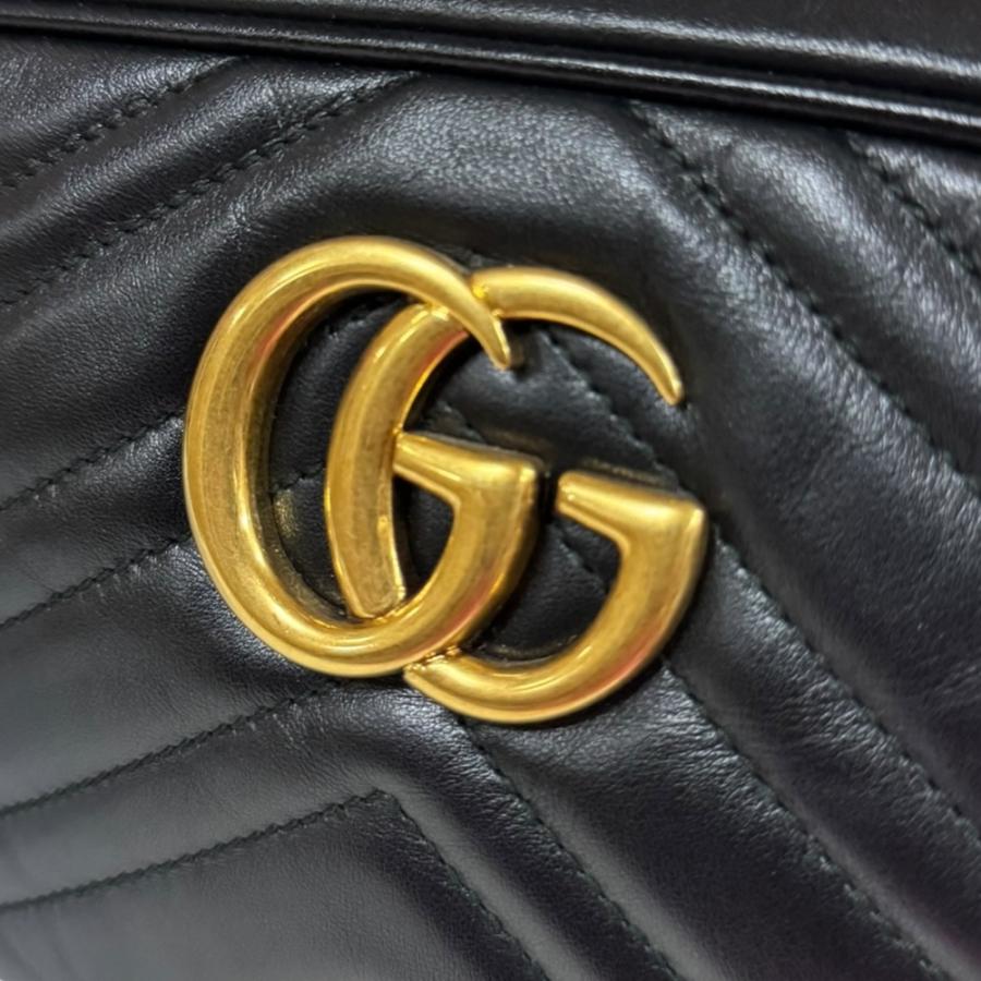 GUCCI（グッチ） GGマーモント ショルダーバッグ レザー 447632