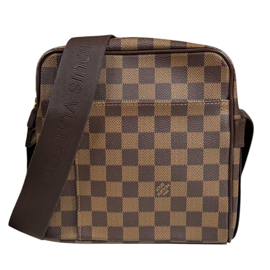 Louis Vuitton ダミエ・キャンバス ショルダーバッグ ルイヴィトンアズール エヴァ 2WAYバッグ 14137 白 レディース