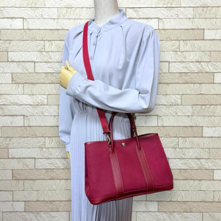 HERMES（エルメス） ガーデンパーティTPM トートバッグ トワル 