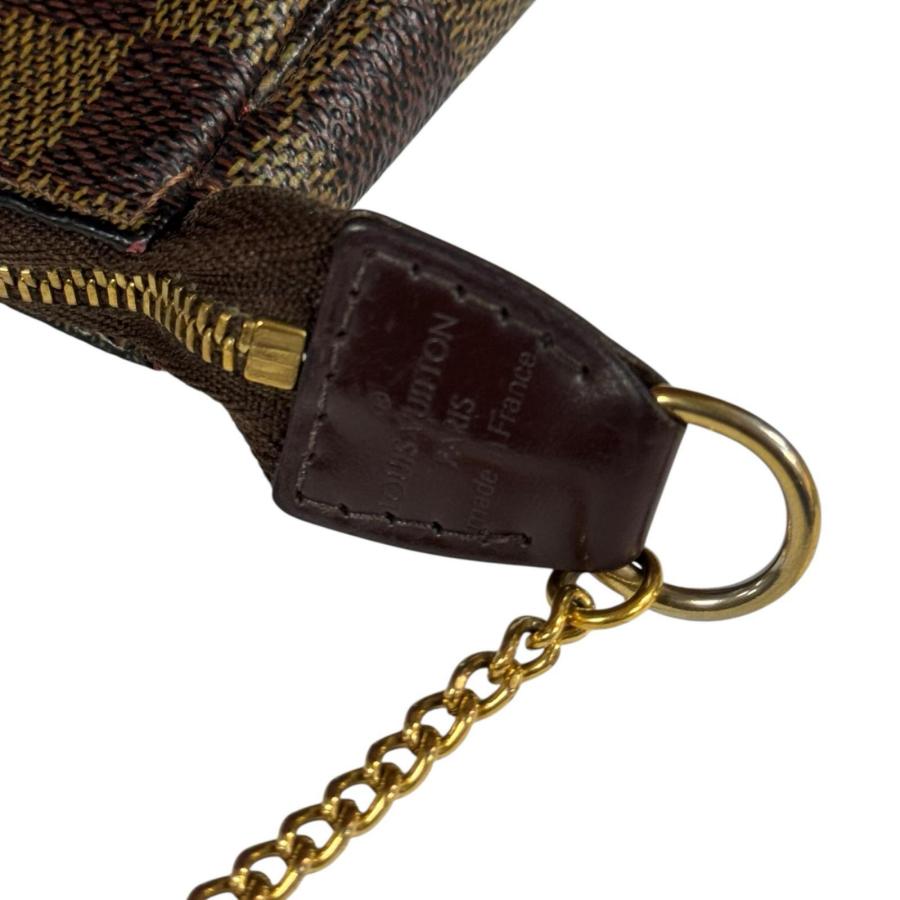 ルイヴィトン ミニポシェットアクセソワール ダミエ ポーチ ダミエキャンバス N58009 レディース LOUIS VUITTON 中古_6