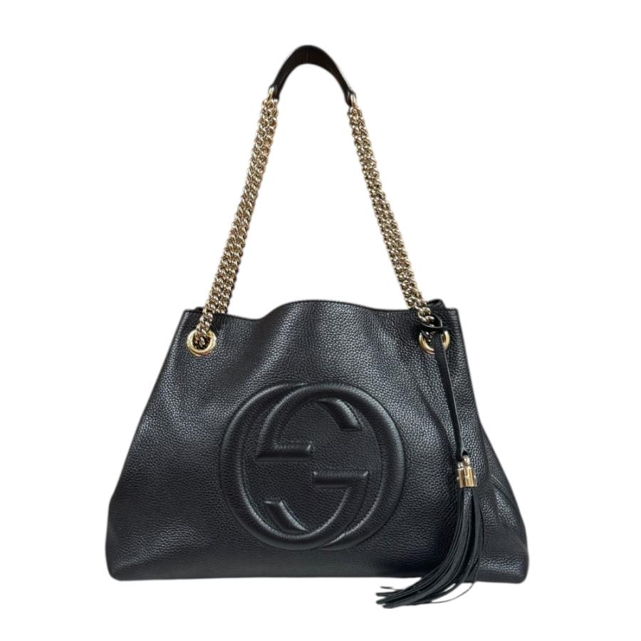 GUCCI グッチ ソーホー ショルダーバッグ レザー 536196 ブラック 