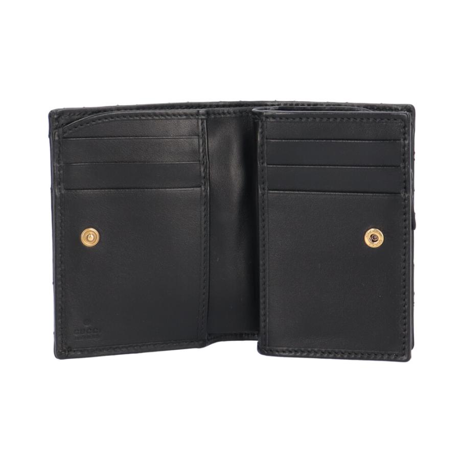 グッチ GGマーモント 二つ折り財布 レザー 773427 レディース GUCCI  中古 GUCCI（グッチ） GGマーモント 二つ折り財布 レザー 773427 レディース
