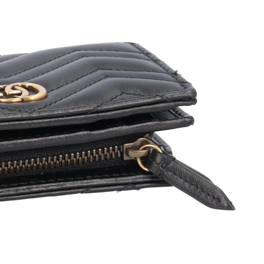 グッチ GGマーモント 二つ折り財布 レザー 773427 レディース GUCCI  中古 GUCCI（グッチ） GGマーモント 二つ折り財布 レザー 773427 レディース