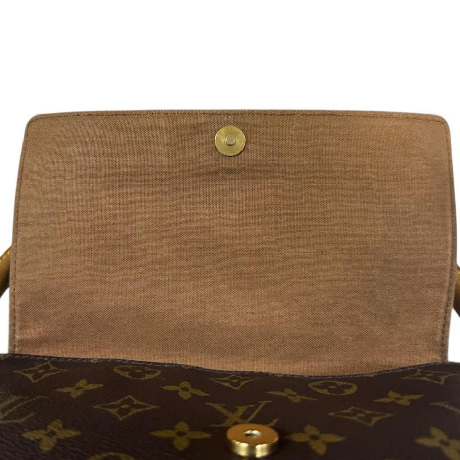 ルイヴィトン ミニルーピング モノグラム ショルダーバッグ モノグラムキャンバス M51147 ブラウン レディース LOUIS VUITTON  中古 ルイヴィトンミニルーピング 14145 ブラウン レディース モノグラム