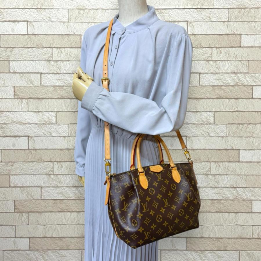 ルイヴィトン テュレンPM モノグラム ショルダーバッグ モノグラムキャンバス M48813 ブラウン レディース LOUIS VUITTON  中古 LOUIS VUITTON（ルイ・ヴィトン） テュレンPM モノグラム ショルダー