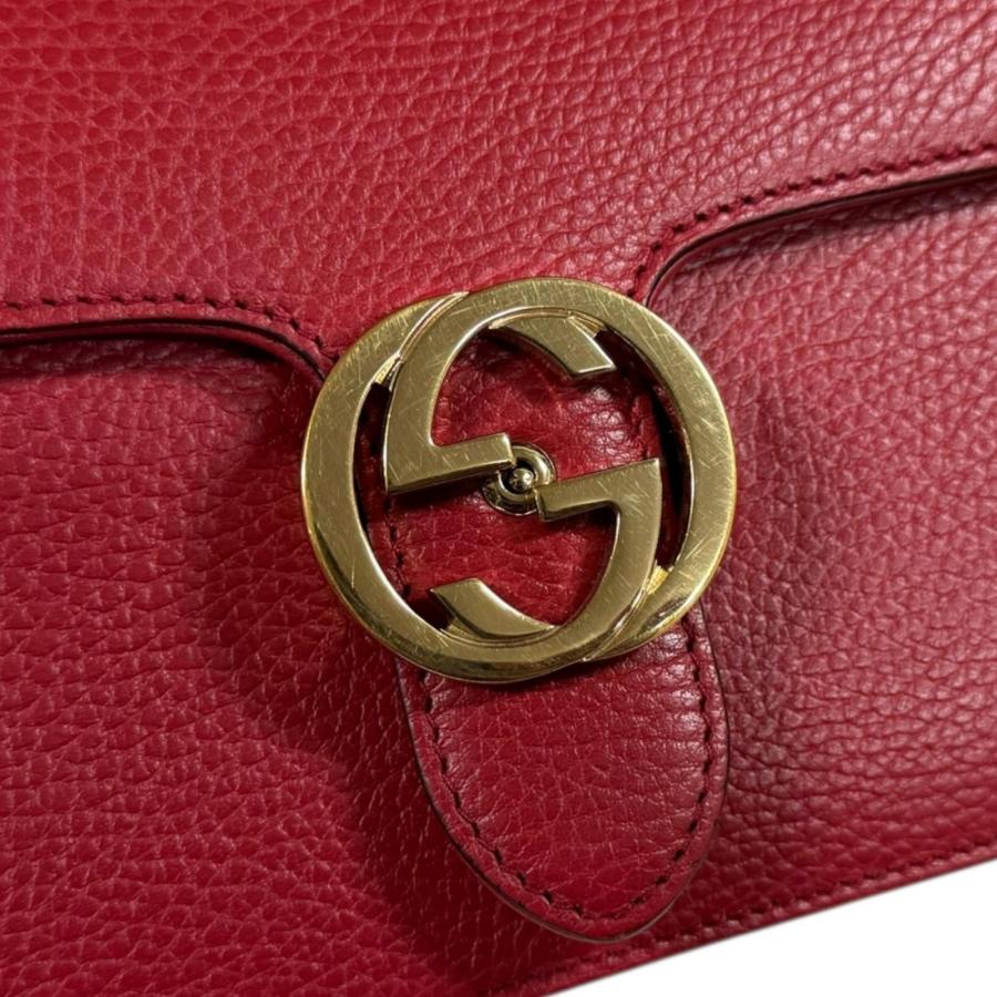 GUCCI（グッチ） インターロッキングG ショルダーバッグ レザー 510304