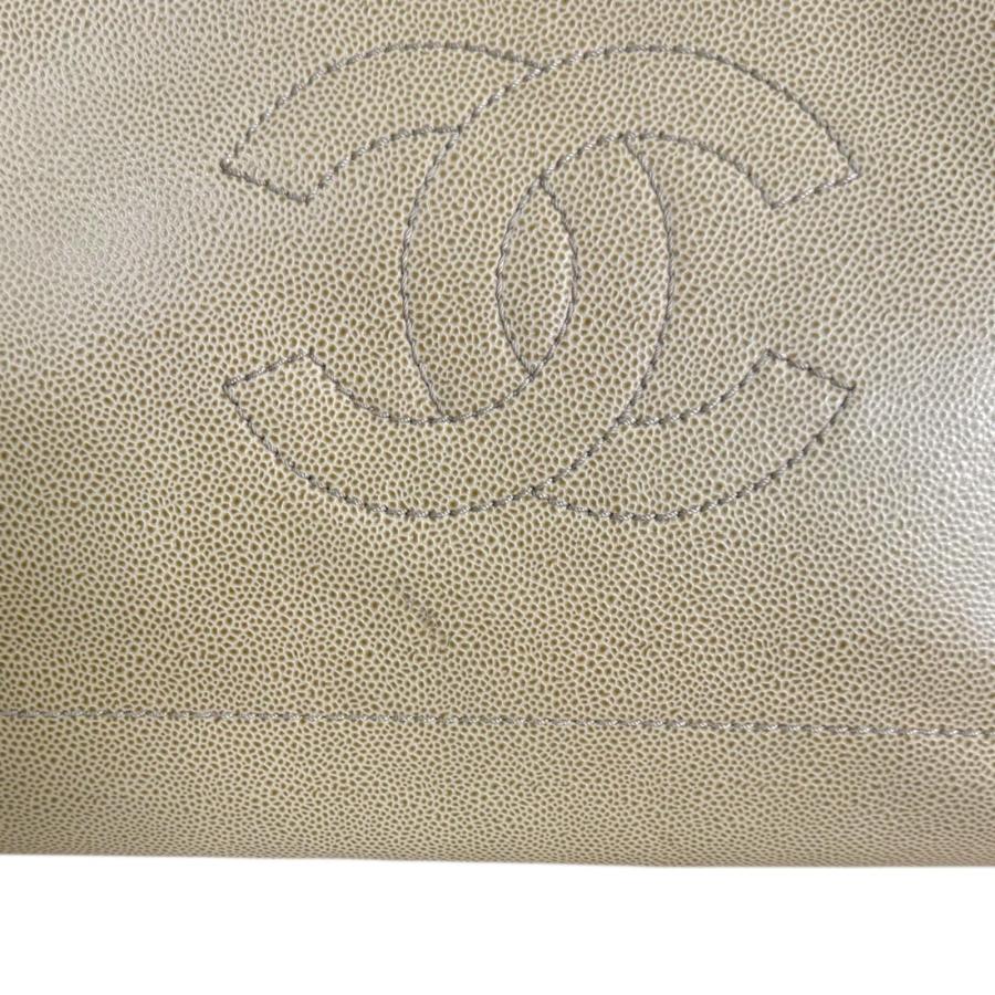 CHANEL（シャネル） ココマーク トートバッグ キャビアスキン ベージュ