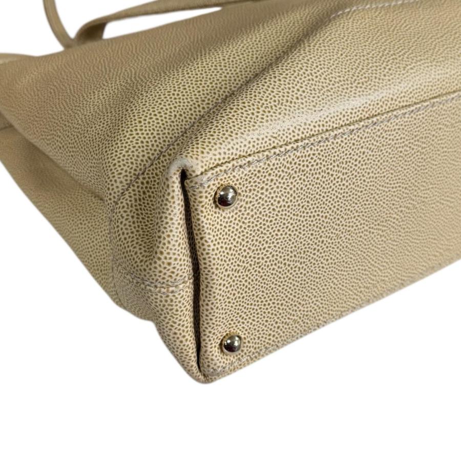 CHANEL シャネル ココマーク トートバッグ キャビアスキン ベージュ