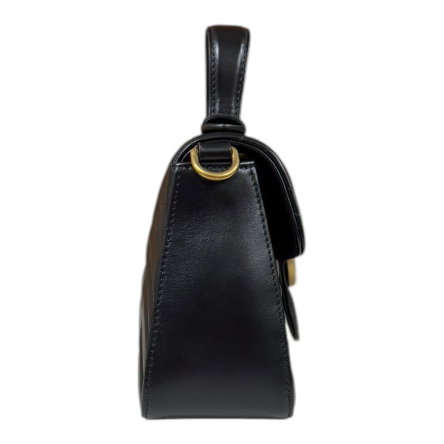 GUCCI グッチ ミニトップハンドル GGマーモント ショルダーバッグ  