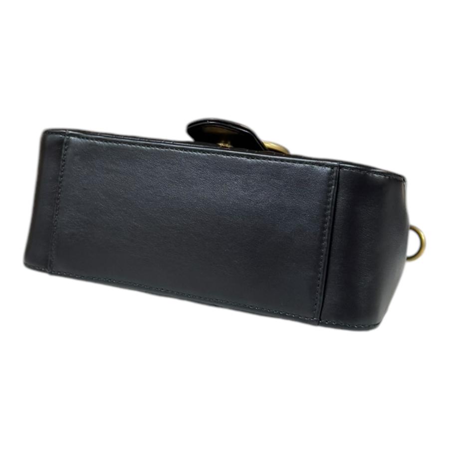 GUCCI グッチ ミニトップハンドル GGマーモント ショルダーバッグ  