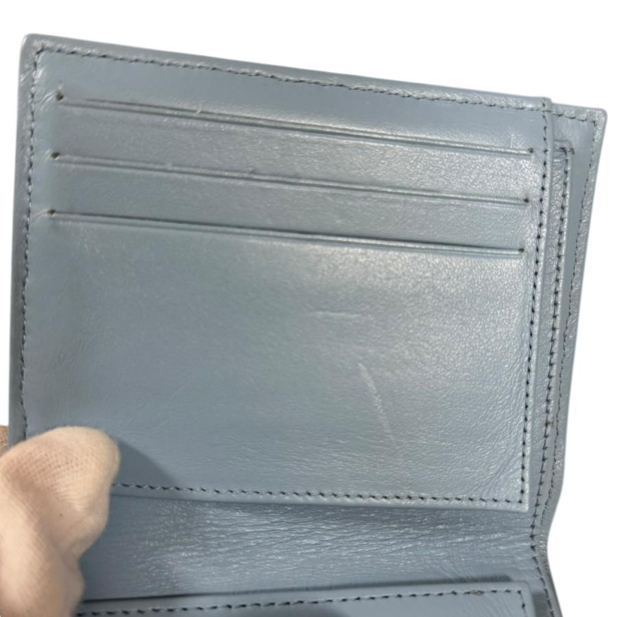 CHANEL クラシック スモール フラップ ウォレット ブルー系 3つ折り財布 シャネル/3つ折り財布/クラシック スモール フラップ ウォレット