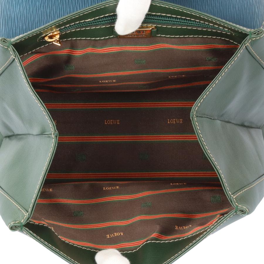 LOEWE（ロエベ） ベラスケス ショルダーバッグ レザー ブルー