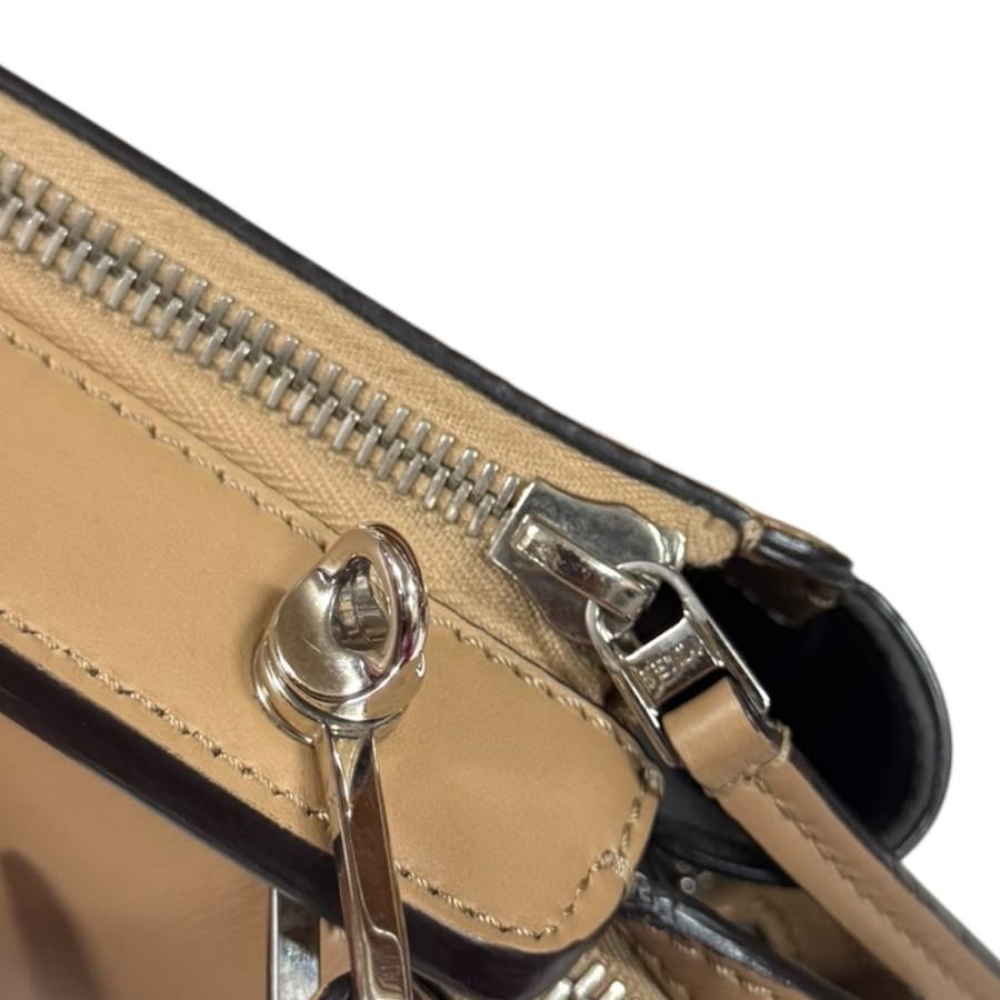 フェンディ ドットコム ショルダーバッグ レザー 8BN293 ベージュ レディース FENDI  中古 FENDI（フェンディ） ドットコム ショルダーバッグ レザー 8BN293