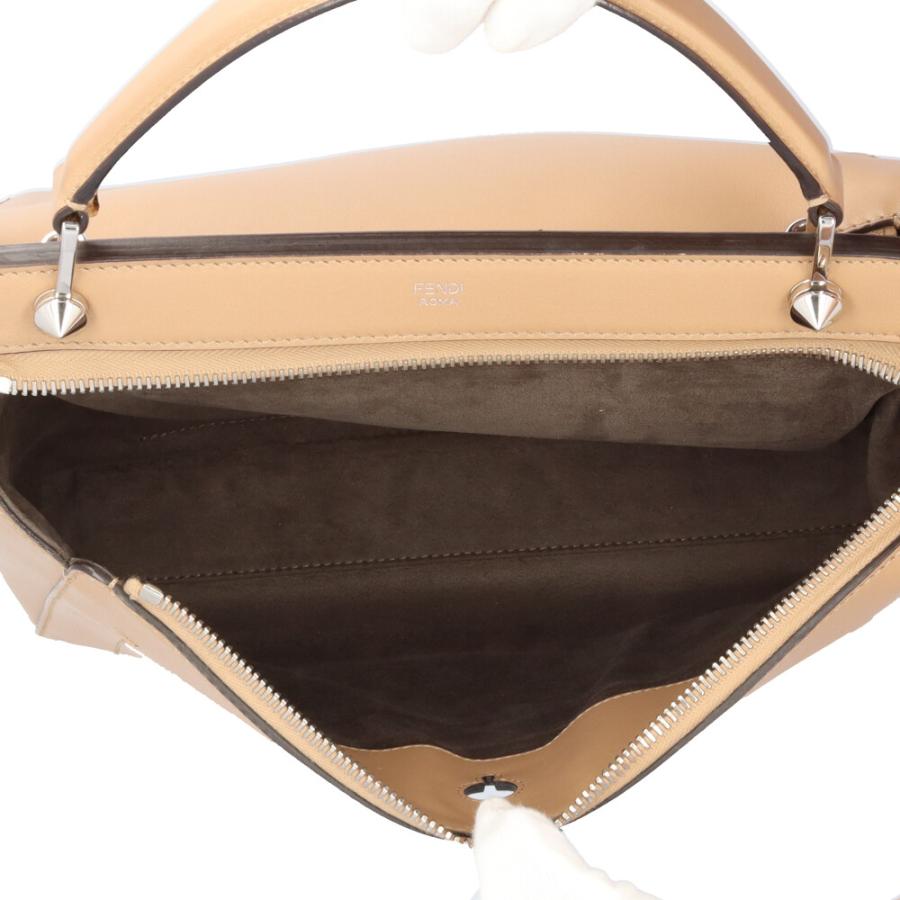 FENDI ベージュ レザー ショルダーバッグ FENDI （新品・未使用品）フェンディ タッチ ショルダーバッグ