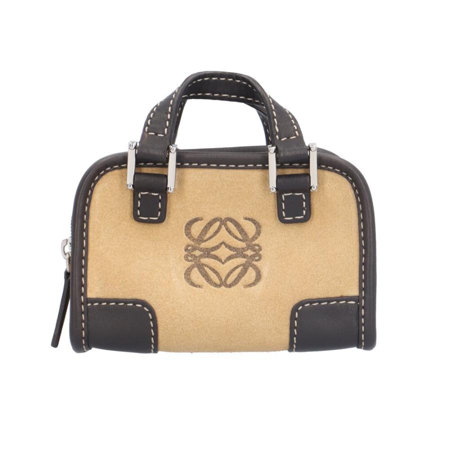 LOEWE（ロエベ） アマソナ マイクロミニ ポーチ スウェード レディース