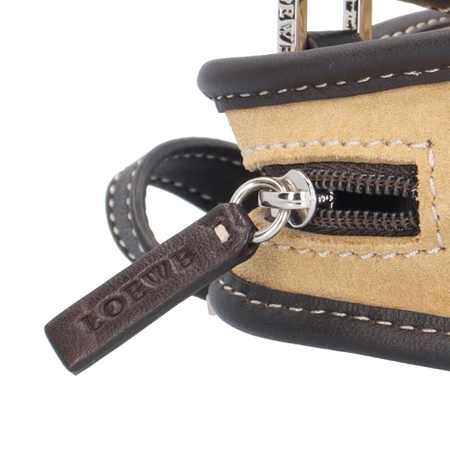 LOEWE（ロエベ） アマソナ マイクロミニ ポーチ スウェード レディース