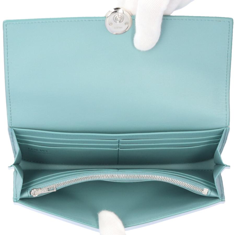 LOEWE（ロエベ） ペブル コンチネンタルウォレット 長財布 レザー