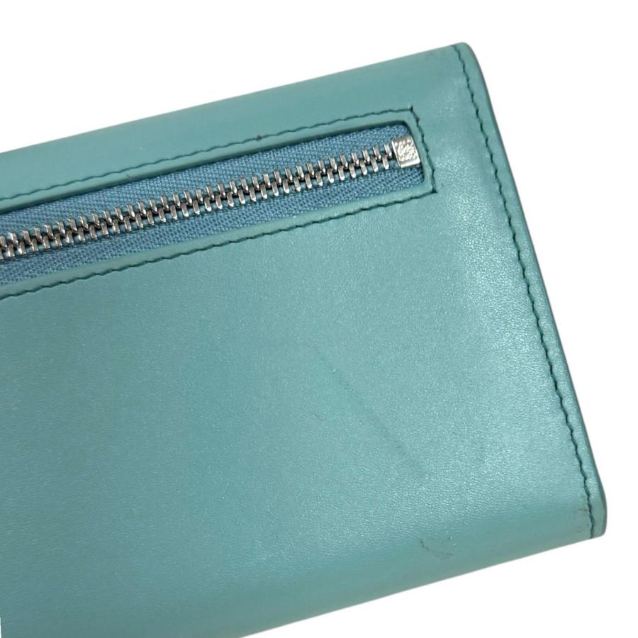 LOEWE（ロエベ） ペブル コンチネンタルウォレット 長財布 レザー