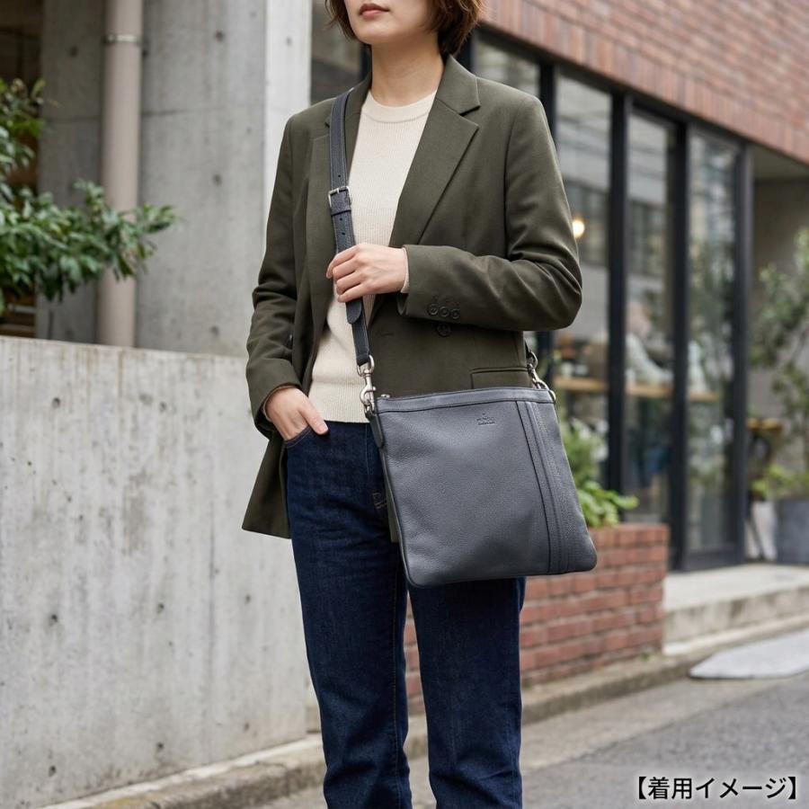GUCCI（グッチ） ショルダーバッグ レザー 233329 グレー メンズ 中古