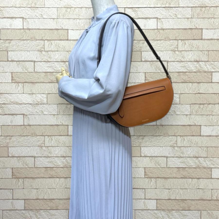 BURBERRY（バーバリー） オリンピア ショルダーバッグ レザー ブラウン