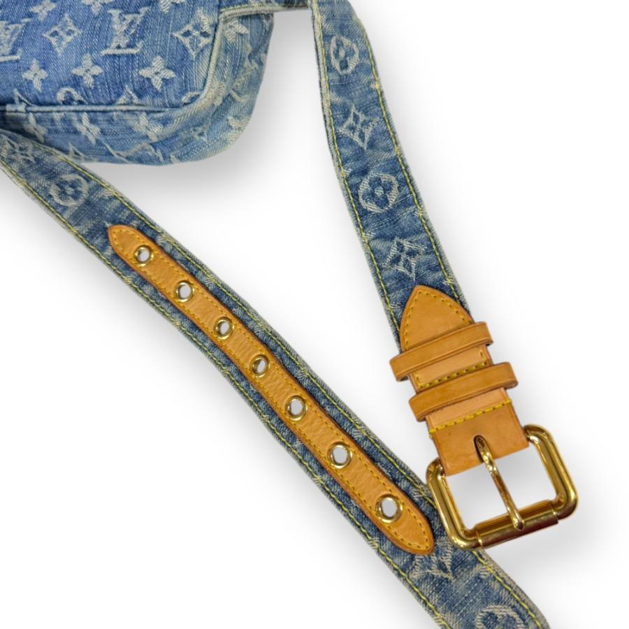 LOUIS VUITTON（ルイ・ヴィトン） バムバッグ モノグラムデニム