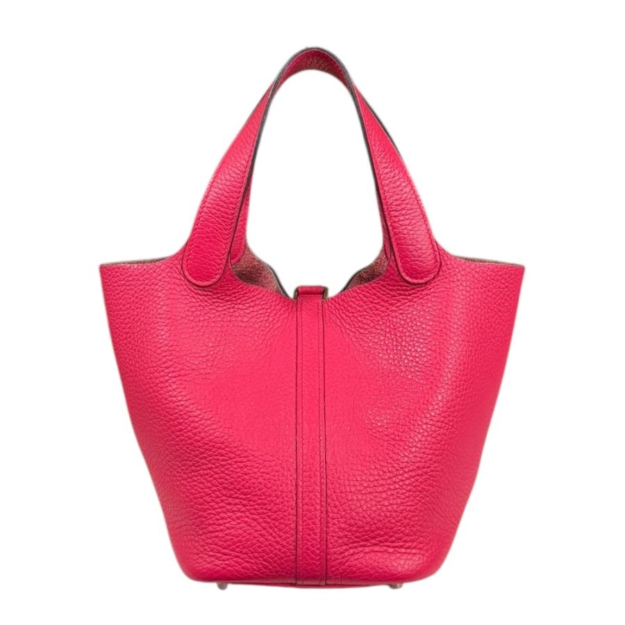 HERMES エルメス ピコタンMM トリヨンクレマンス レザー ハンドバッグ HERMES（エルメス） ピコタンロックPM ハンドバッグ トリヨン
