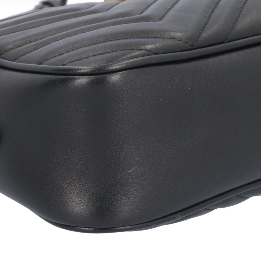 GUCCI（グッチ） GGマーモント ショルダーバッグ レザー 447632