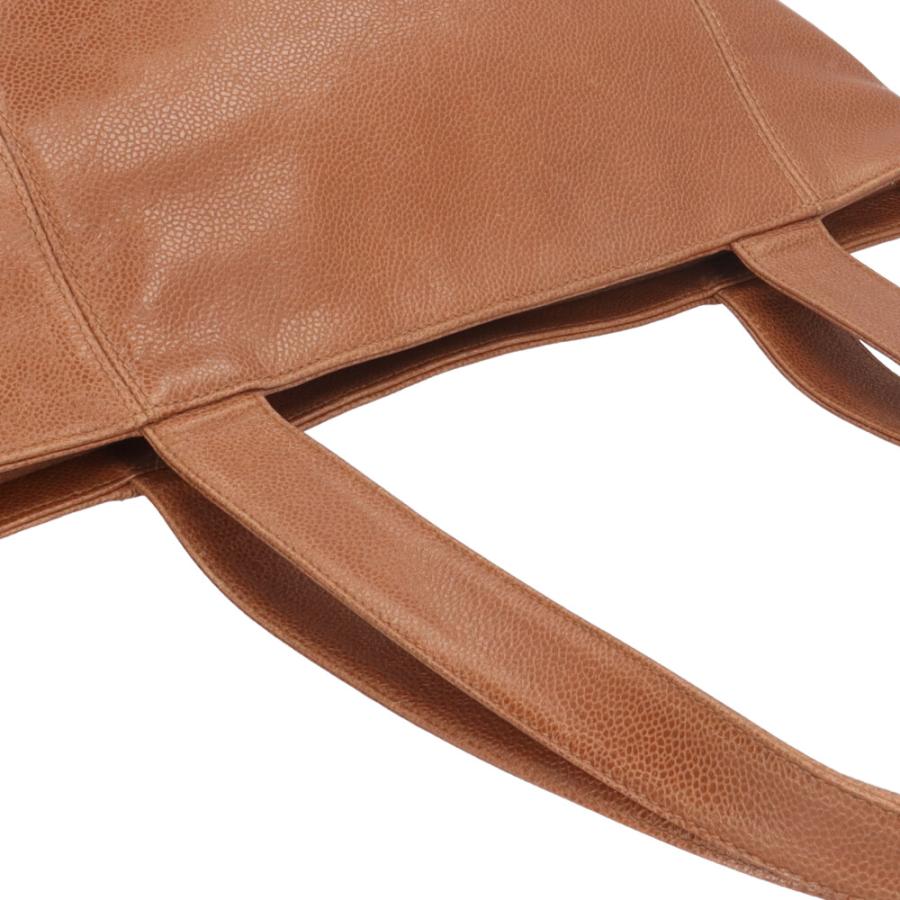 CHANEL（シャネル） ココマーク トートバッグ キャビアスキン ブラウン