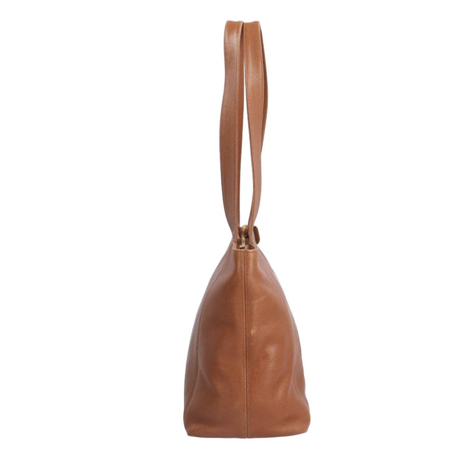 CHANEL（シャネル） ココマーク トートバッグ キャビアスキン ブラウン