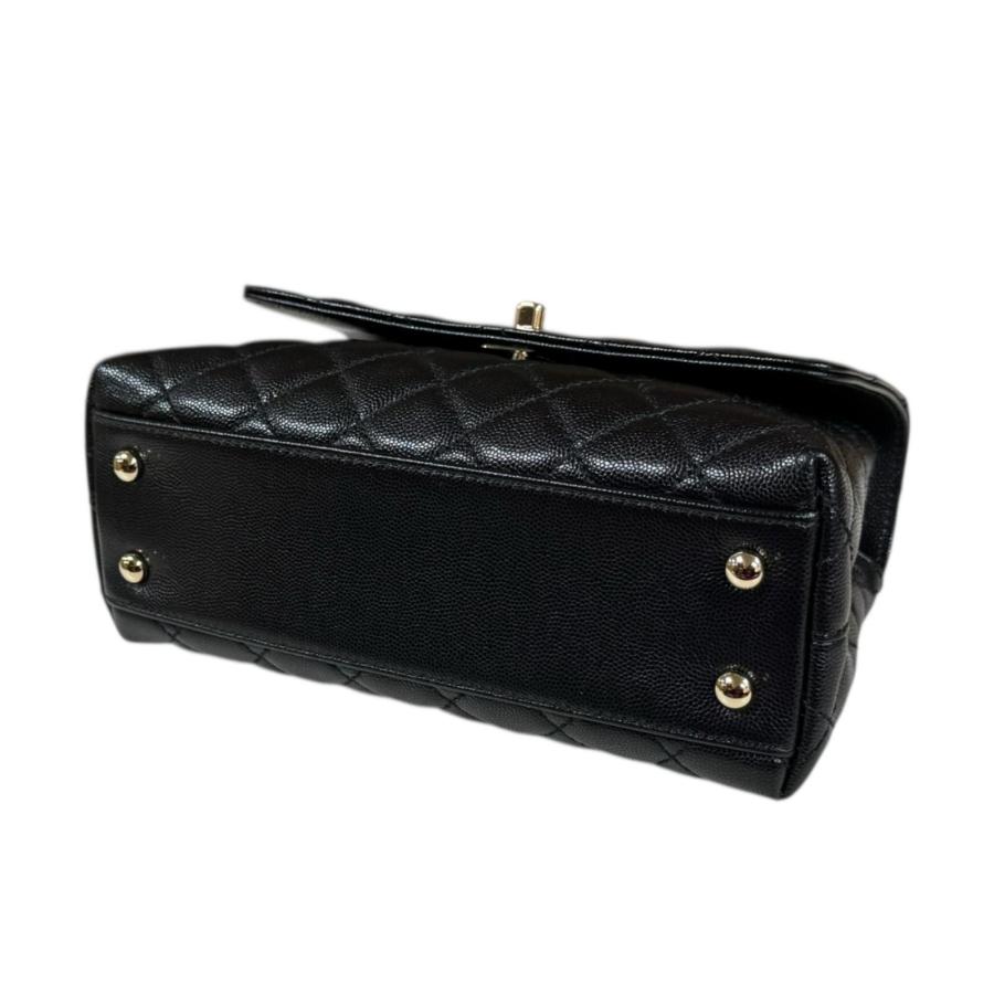 美品　シャネル　キャビアスキン　マトラッセボストンバック　9番台!! CHANEL（シャネル） ココハンドルXS マトラッセ ショルダーバッグ