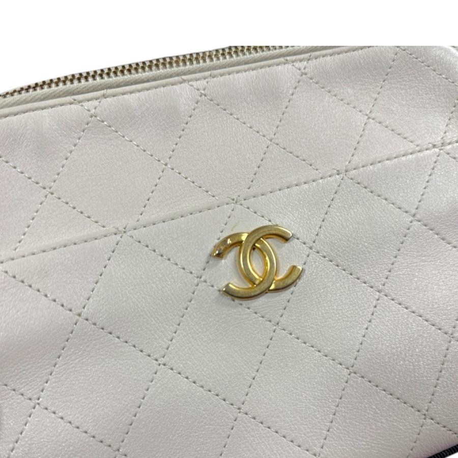 CHANEL（シャネル） マトラッセ ショルダーバッグ レザー ベージュ