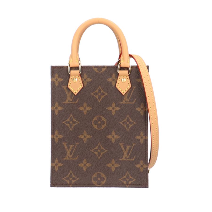 ルイ・ヴィトン LOUIS VUITTON プティット・サックプラ M81295 ブラウン モノグラムキャンバス/レザー レディース ショルダーバッグ LOUIS VUITTON（ルイ・ヴィトン） プティットサックプラ ショルダー