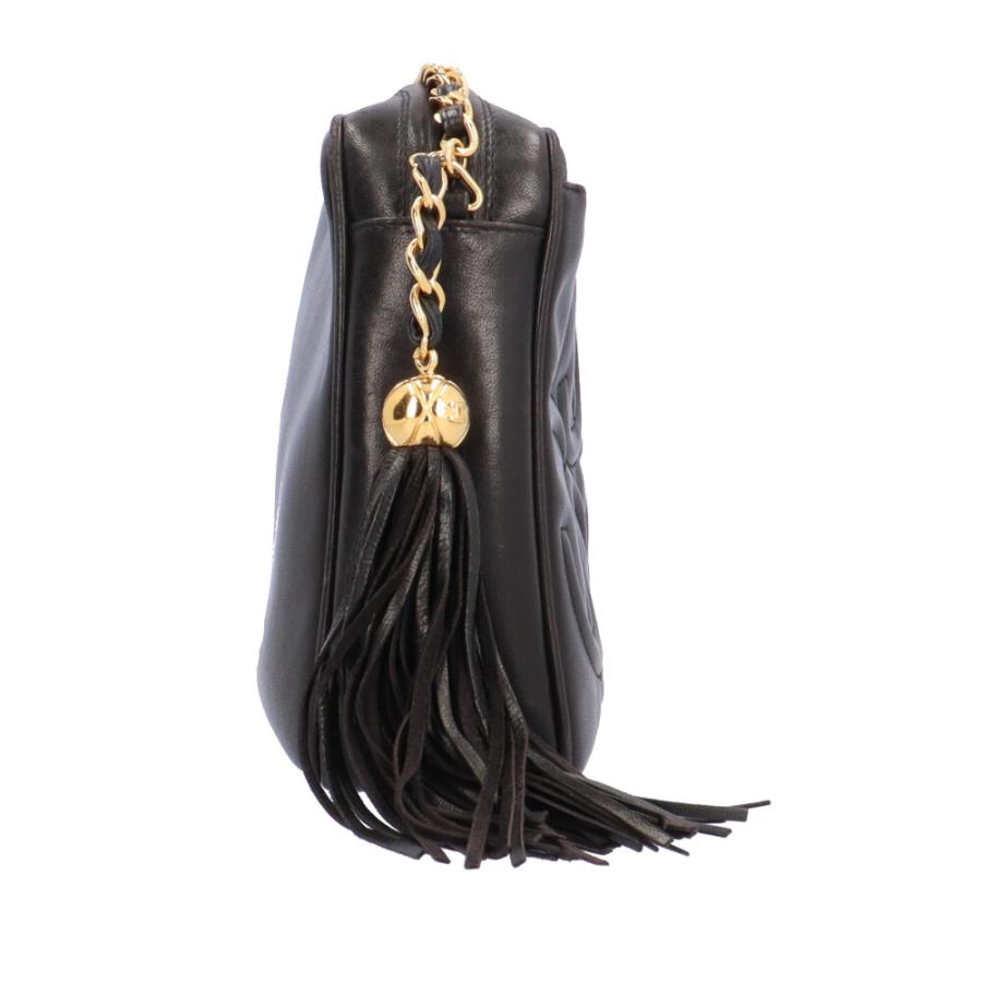 極美品✨シャネル　マトラッセ　ショルダーバッグ　ラムスキン　フリンジ　ココマーク 極美品✨ シャネル フリンジ付き ショルダーバッグ マトラッセ