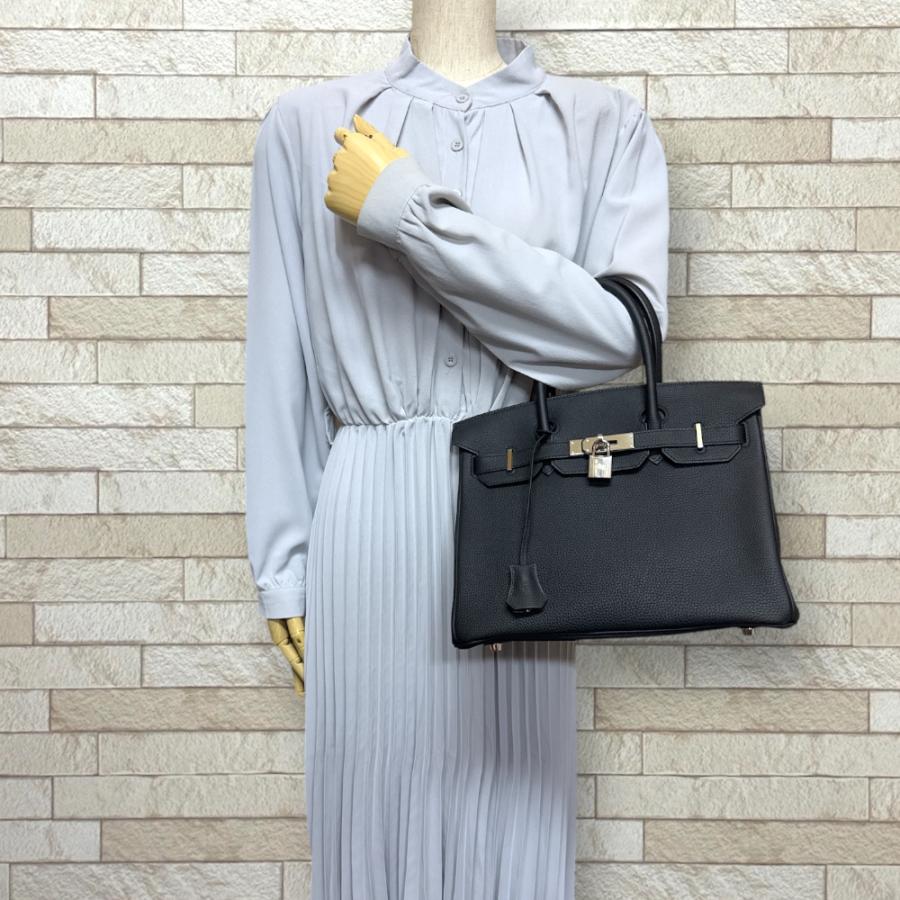 HERMES（エルメス） バーキン30 ハンドバッグ レザー ブラック